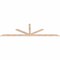 Ekena Millwork Saratoga Smooth Timber Gable Bracket, Douglas Fir, 108"W x 31 1/2"H x 1 1/2"D x 3 1/2"F, 7/12 Pitch GBW108X31X0204SAR00SDF - alternate 5